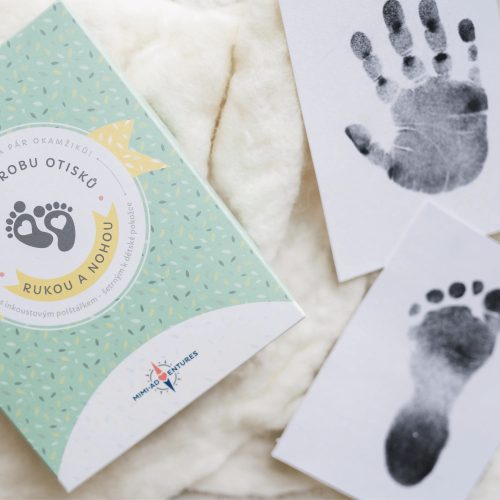 Sada na výrobu otisků dětských ručiček a nožiček